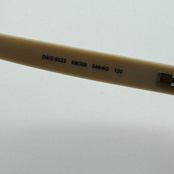 Dolce & Gabbana‎ Sunglass Logo DG 8022 546/6G Ivory H12487 main image 8